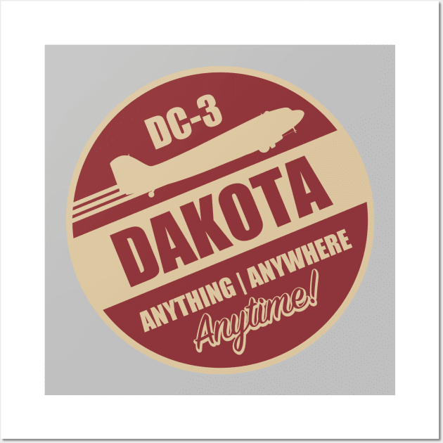 DC-3 Dakota Wall Art by TCP